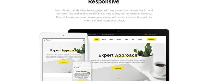 Aqua - Advertising HTML5 Landing Page Template - Features Image 5