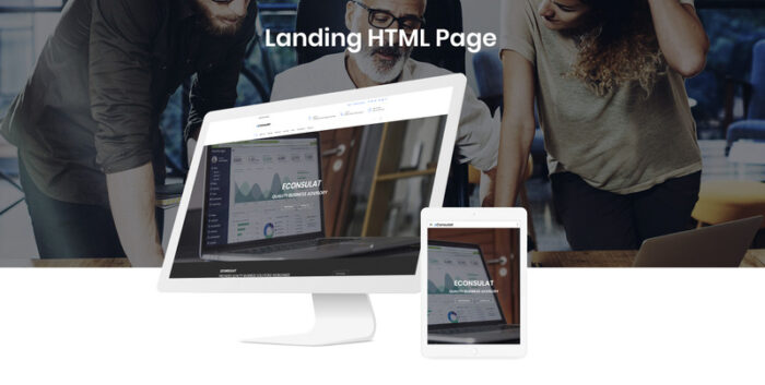 eConsulat - Solid Business Company HTML Landing Page Template - Features Image 2