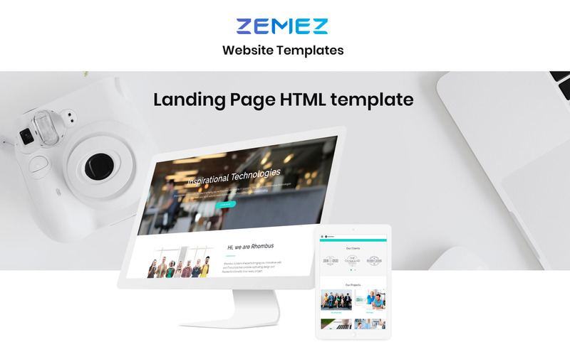 Rhombus - IT Company Landing Page Template - Features Image 1