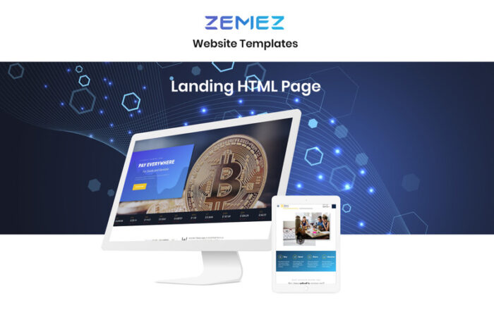 Crypto Bank - Cryptocurrency Exchange HTML Landing Page Template - Features Image 1