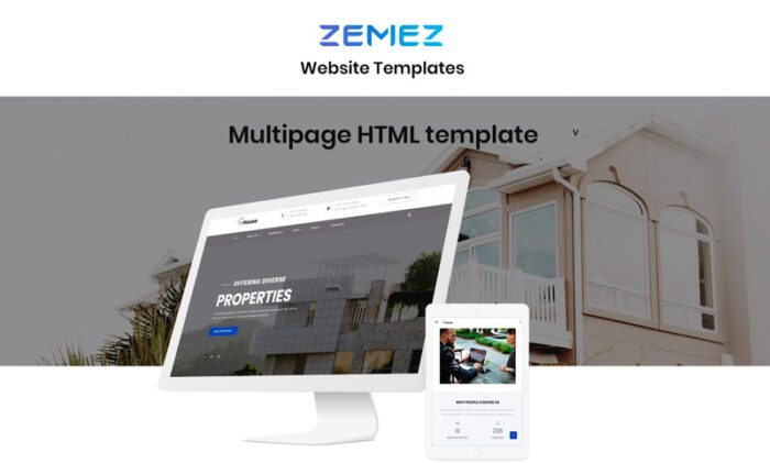 inHouse - Real Estate Multipage HTML Website Template - Features Image 1