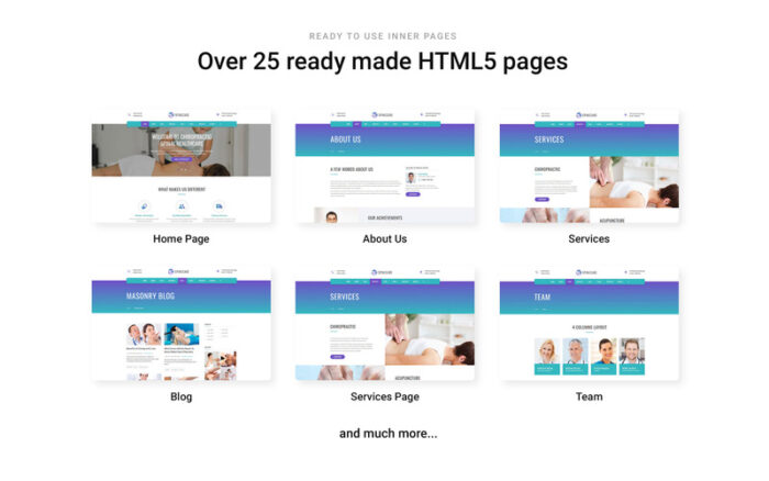 Spinecare - Medical Ready-to-Use Website Template - Features Image 2