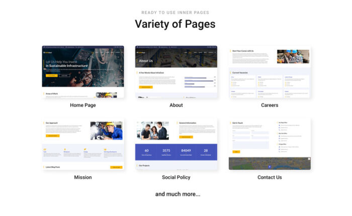 InfraDust - Industrial Ready-to-Use Website Template - Features Image 3