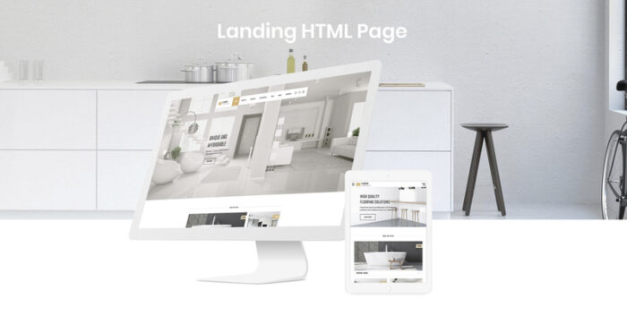 Flooria - Flooring One Page Clean HTML Landing Page Template - Features Image 2