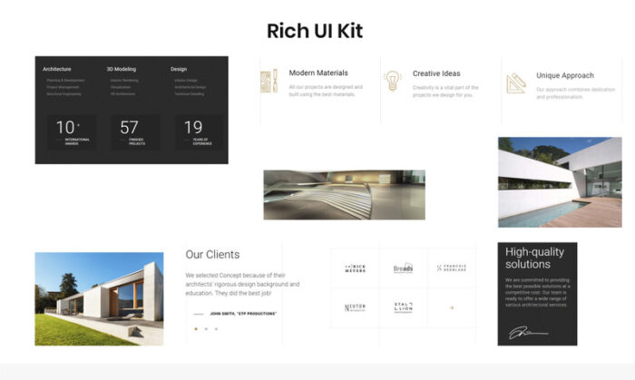 Concept - Architecture Creative HTML Bootstrap Landing Page Template - Features Image 3