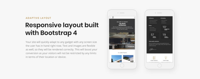 Concept - Architecture Creative HTML Bootstrap Landing Page Template - Features Image 6