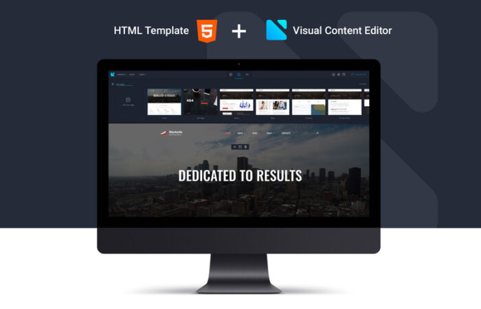 Marketic - Advertising Agency Ready-to-Use Clean HTML Website Template - Features Image 2