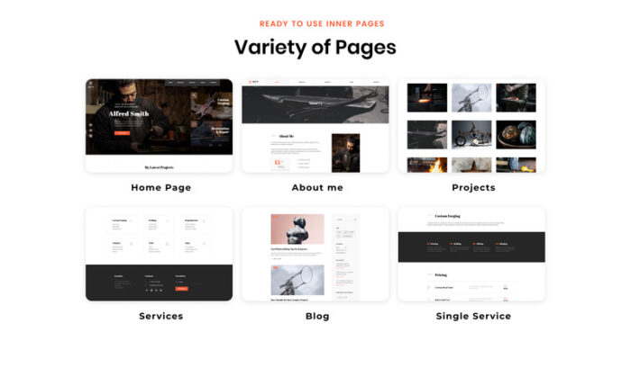 ALF's - Personal Page Modern Multipage HTML Website Template - Features Image 3