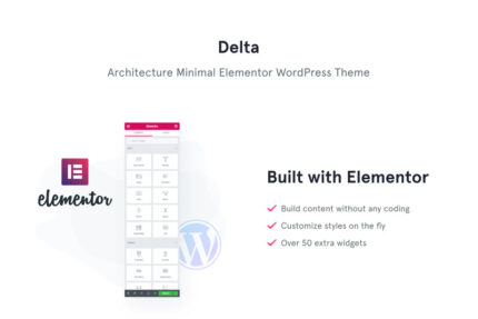 Delta - Architecture Minimal WordPress Elementor Theme - Features Image 1