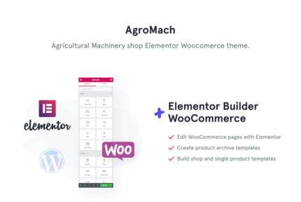 AgroMach - Agricultural Machinery with the Online Store WooCommerce Theme - Features Image 1