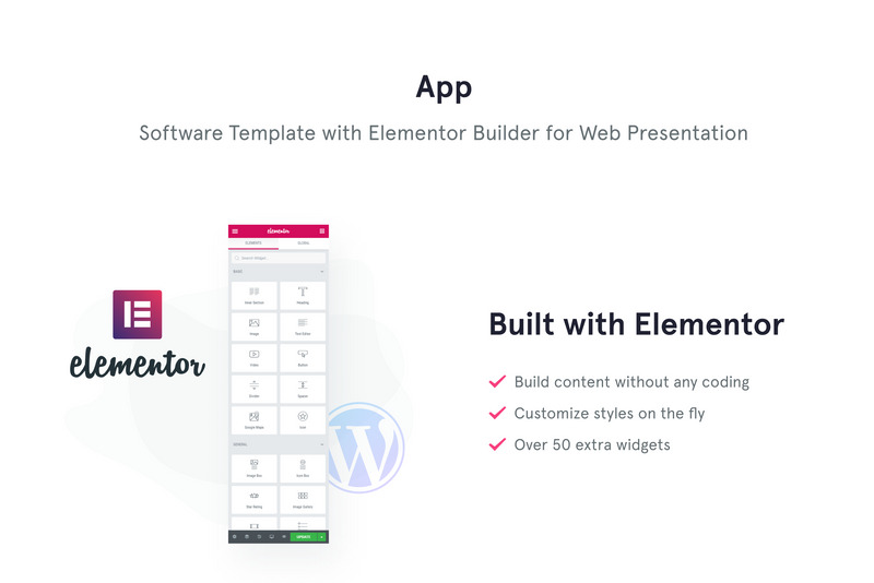 App - Software Template with Elementor Builder WordPress Theme - Features Image 1