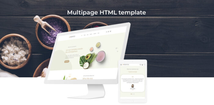 Aromatica - Candles Store Multipage HTML Website Template - Features Image 2