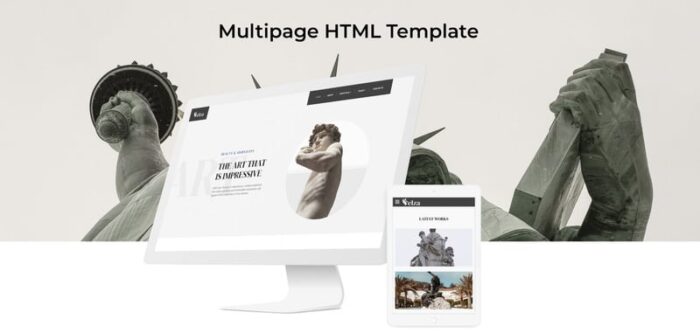 Elza - Sculptor Multipage Website Template - Features Image 2