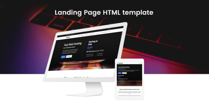 Lintense Hosting - Creative HTML Landing Page Template - Features Image 2