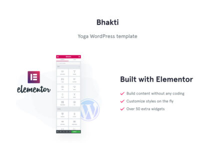 Bhakti - Multifunctional And Healthy Yoga Theme WordPress Template - Features Image 1