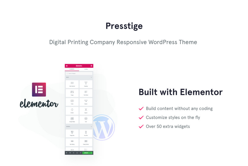 Presstige - Digital Printing Company Responsive WordPress Theme - Features Image 1