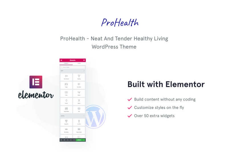 ProHealth - Neat And Tender Healthy Living WordPress Theme - Features Image 1