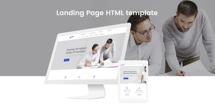 Lingvo - Translation Agency Landing Page Template - Features Image 2