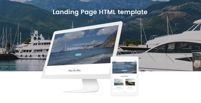 WhiteSails - Yacht Rental Clean HTML Landing Page Template - Features Image 2