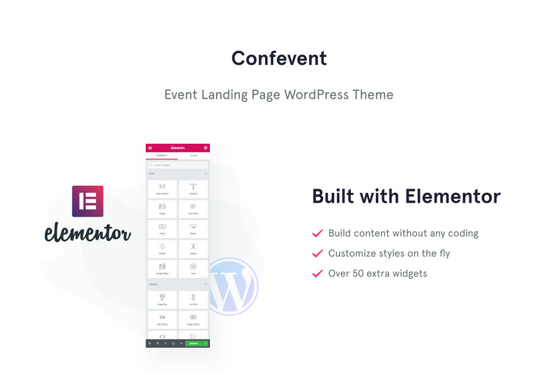 Confevent - Event Landing Page WordPress Theme - Features Image 1