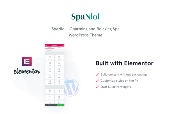 SpaNiol - Charming and Relaxing Spa WordPress Theme - Features Image 1