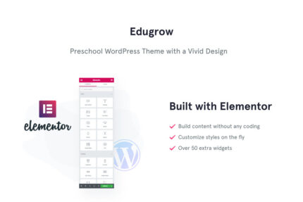 Edugrow - Preschool WordPress Theme with a Vivid Design WordPress Theme - Features Image 1