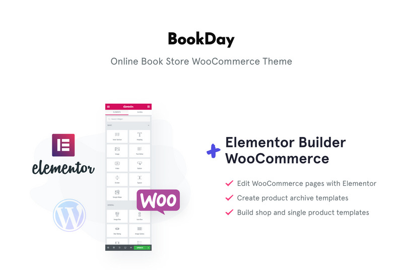 BookDay - Clean and Rapid Online Bookstore Website Design WooCommerce Theme - Features Image 1