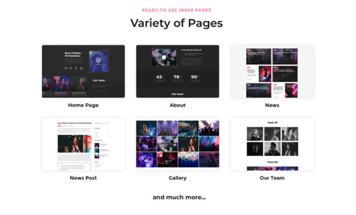 Avalon - Night Club Responsive Website Template - Features Image 3