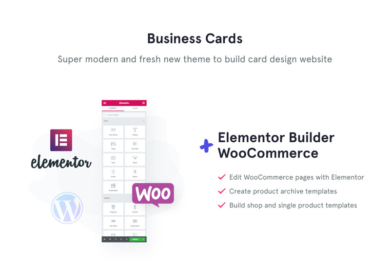 Business Cards - Card Design Store WooCommerce Theme - Features Image 1