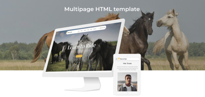 HorseClub - Elegant Animals Multipage HTML Website Template - Features Image 2