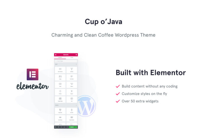 Cup o' Java - Coffee Shop Responsive WordPress Theme - Features Image 1