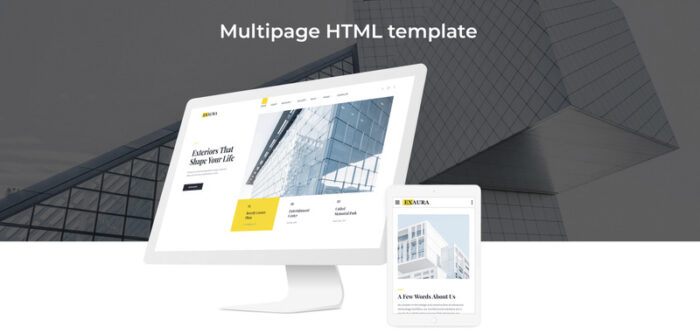 Exaura - Exterior Design Studio Website Template - Features Image 2