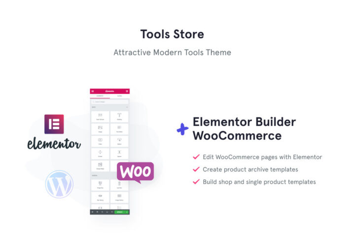 Tools Online Store WooCommerce Theme - Features Image 1