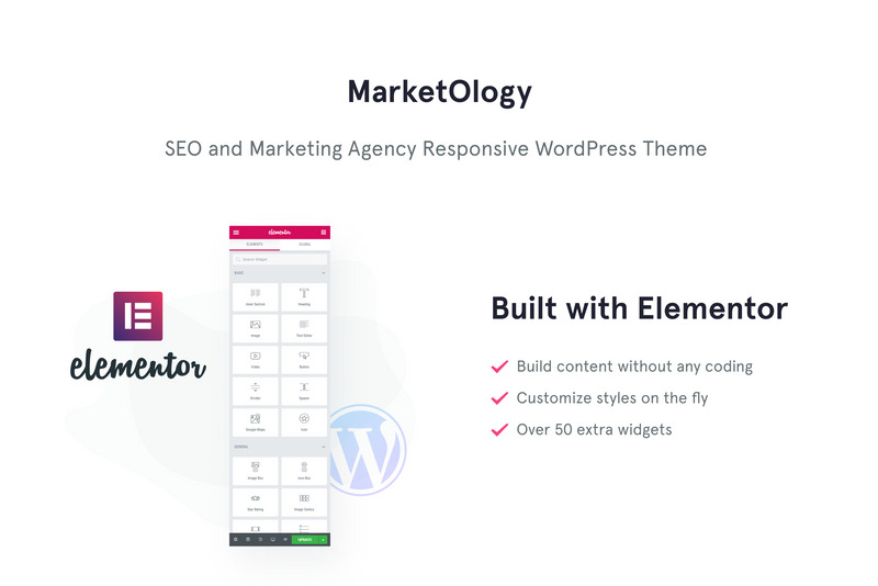 MarketOlogy - SEO and Marketing Agency Responsive WordPress Theme - Features Image 1