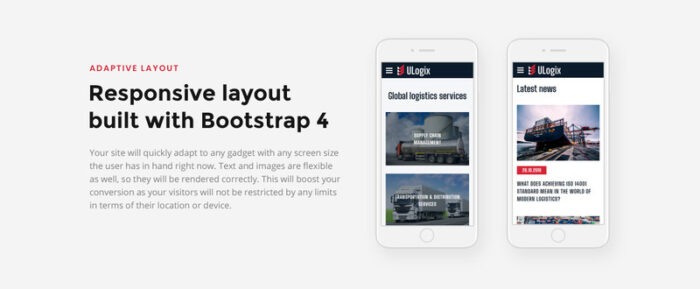 ULogix - Logistics Business Website Template - Features Image 6