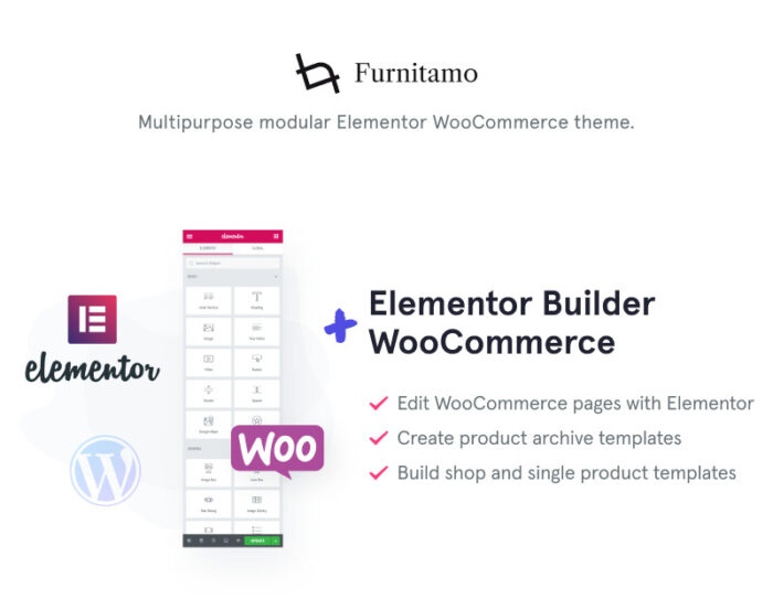 Furnitamo - WordPress Theme For Fabric Store WooCommerce Theme - Features Image 1