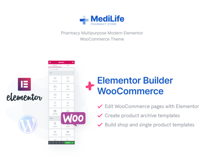 MediLife - Clean Pharmacy Elementor WooCommerce Theme - Features Image 1