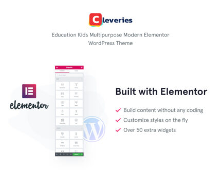 Cleveries - Education Kids WordPress Elementor Theme - Features Image 1