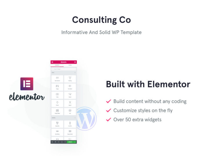 Consulting Co - Informative And Solid WordPress Theme - Features Image 1