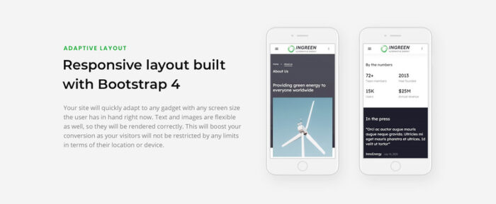 InGreen - Green Energy Website Template - Features Image 6