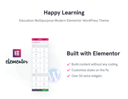 Happy Learning - Education Multipurpose Modern WordPress Elementor Theme - Features Image 1