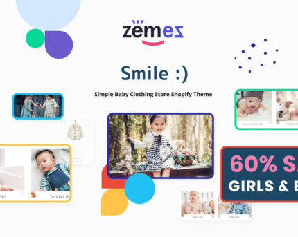 Smile - Simple Baby Clothing Store Shopify Theme - Features Image 1