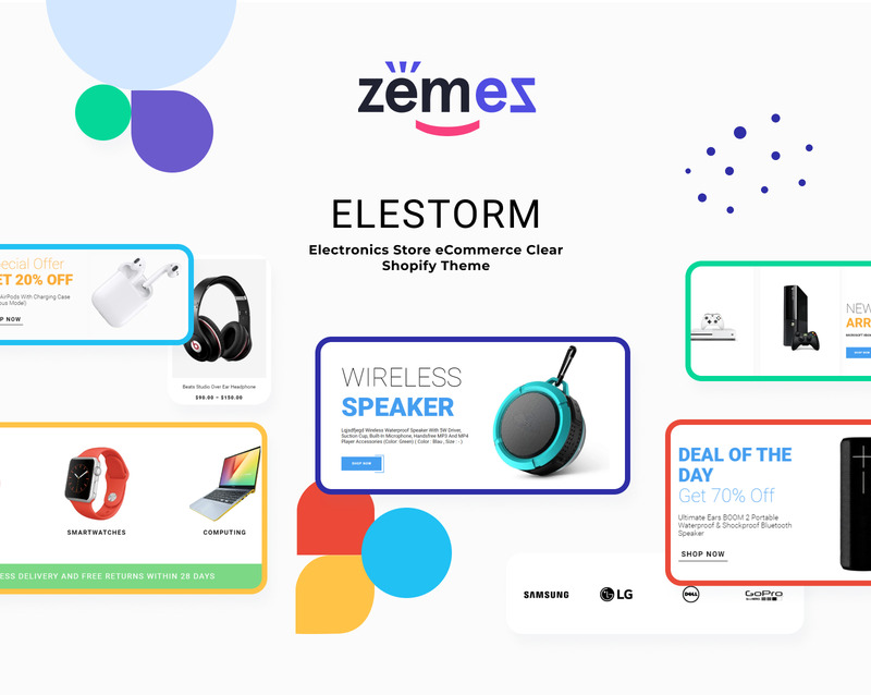 Elestorm - Electronics Store eCommerce Shopify Theme - Features Image 1