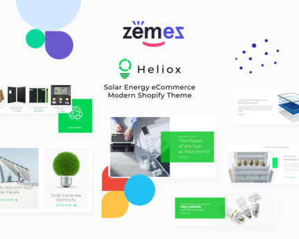 Helios - Solar Energy eCommerce Modern Shopify Theme - Features Image 1