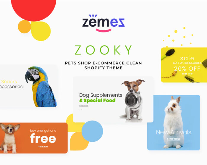 Zooky - Pets Shop E-commerce Clean Shopify Theme - Features Image 1