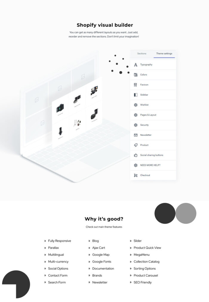 Blur - Electronics Store Multipage Clean Shopify Theme - Features Image 2