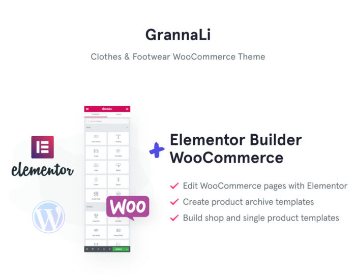 GrannaLi - Clothes & Footwear WooCommerce Theme - Features Image 1