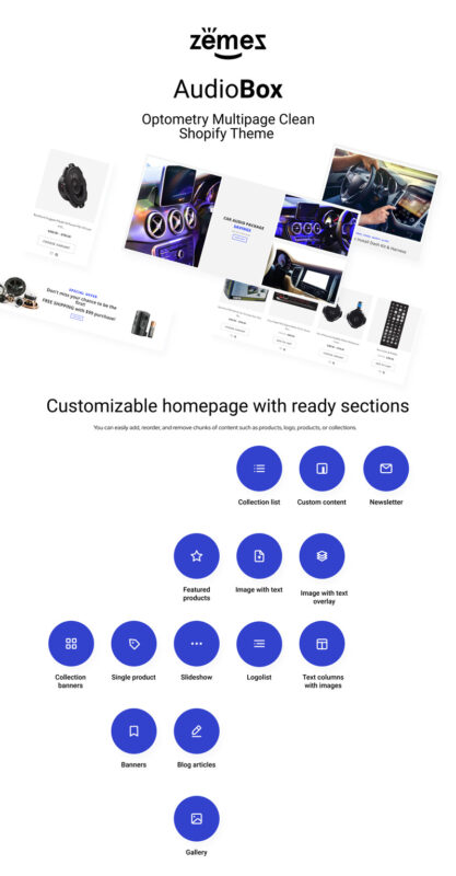 AudioBox - Car Audio E-Commerce Modern Shopify Theme - Features Image 1