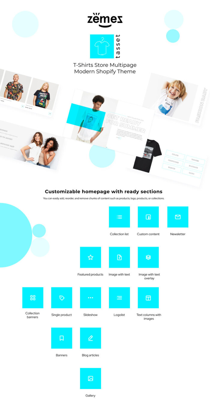 Tasset - Fashion Store Multipage Modern Shopify Theme - Features Image 1