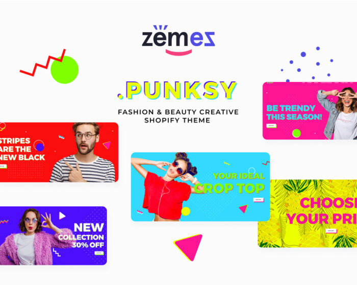 PUNSKY - Fashion & Beauty Creative Shopify Theme - Features Image 1